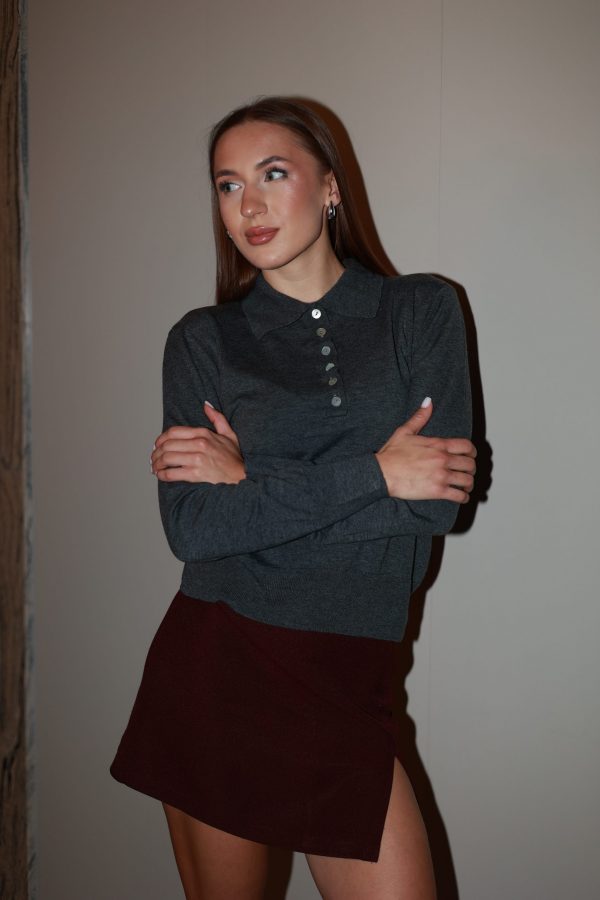 Long-sleeve polo