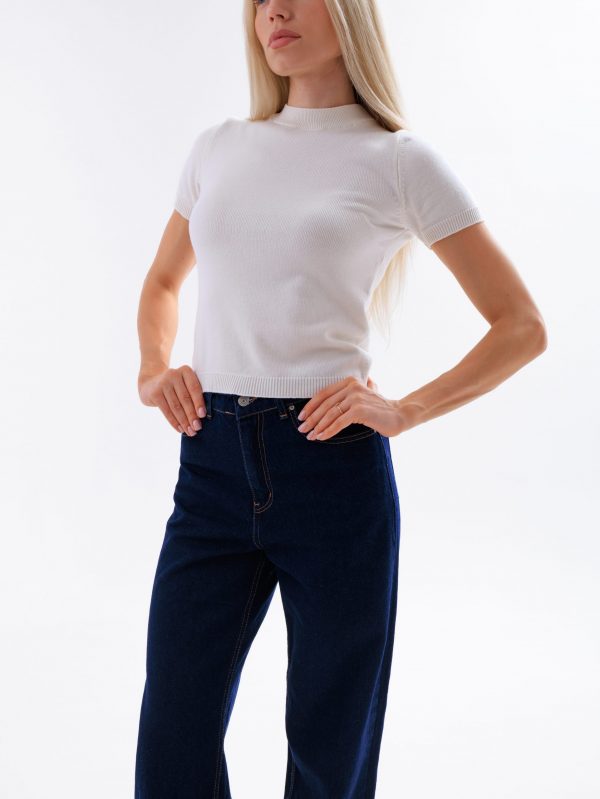 Short-sleeved jumper