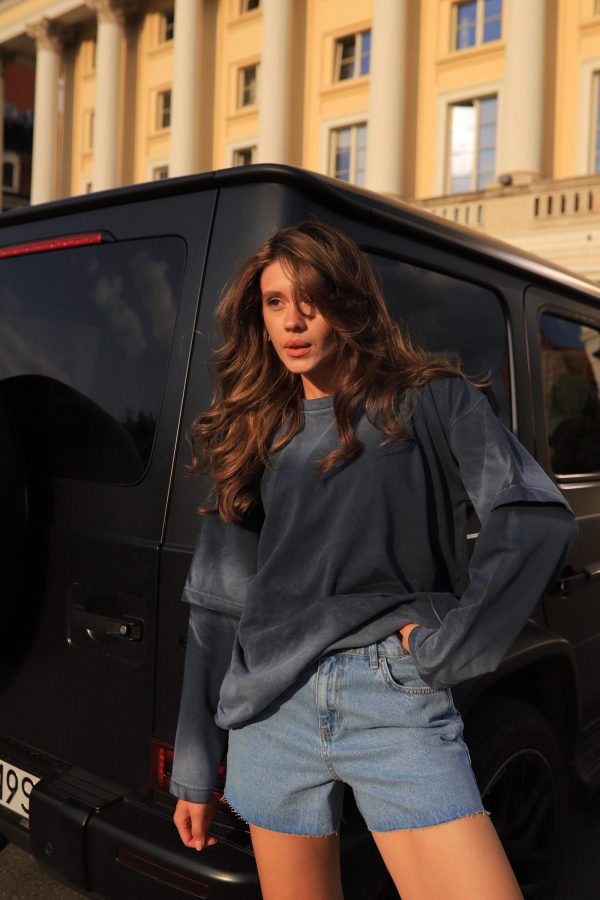 Szorty „Denim Raw” (jasnoniebieskie, krótkie)